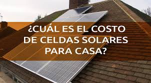 paneles solares costo